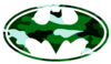 Batman Logo Green Cut Image